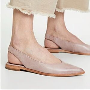 Frye Kenzi  Slingback Flats in Lilac NWOT